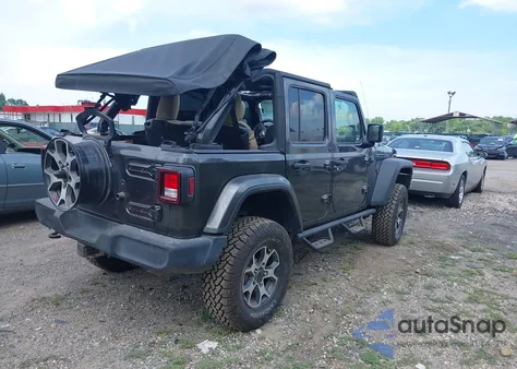 2020 Jeep Wrangler Unlimited Sport S 4X4 из США, поврежденный, VIN 1C4HJXDN7LW113735